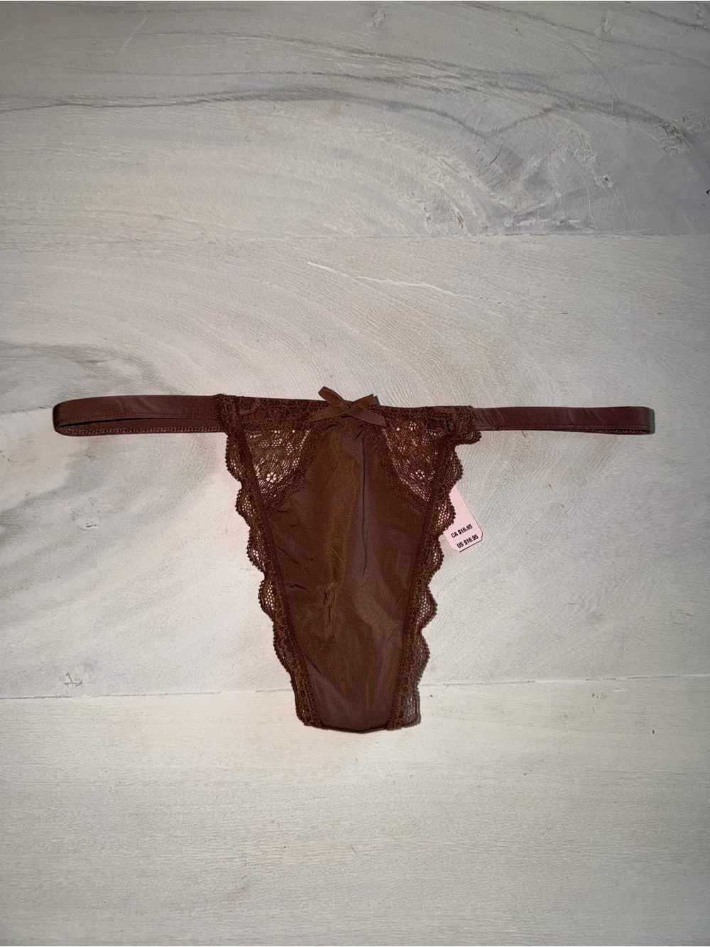 NWT Victoria’s Secret Lace Trim G-string